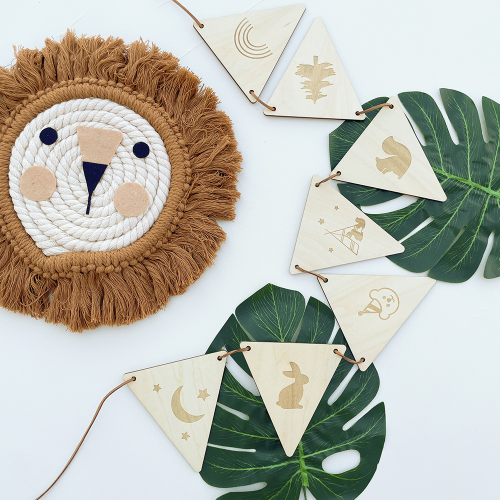 INS Nordic drewniana gwiazda k – Baby Nursery Garland recenzja i cena