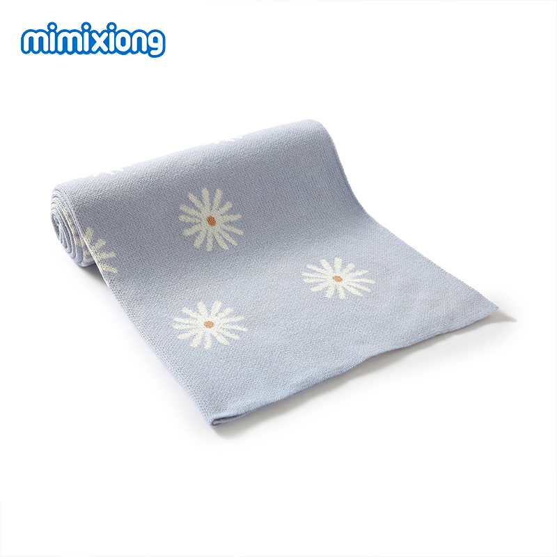 Baby Floral Blankets Knitted A – Baby Nursery Quilts recenzja i cena