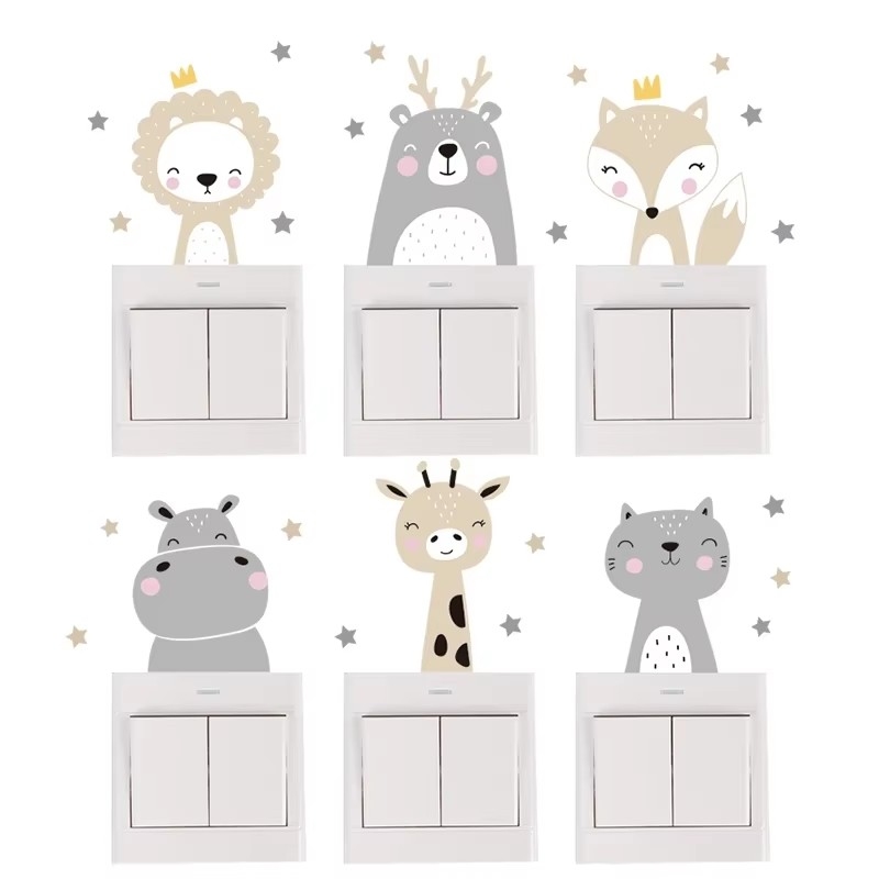 Urocze naklejki ścienne z moty – Baby Nursery Wallpaper Girl recenzja i cena