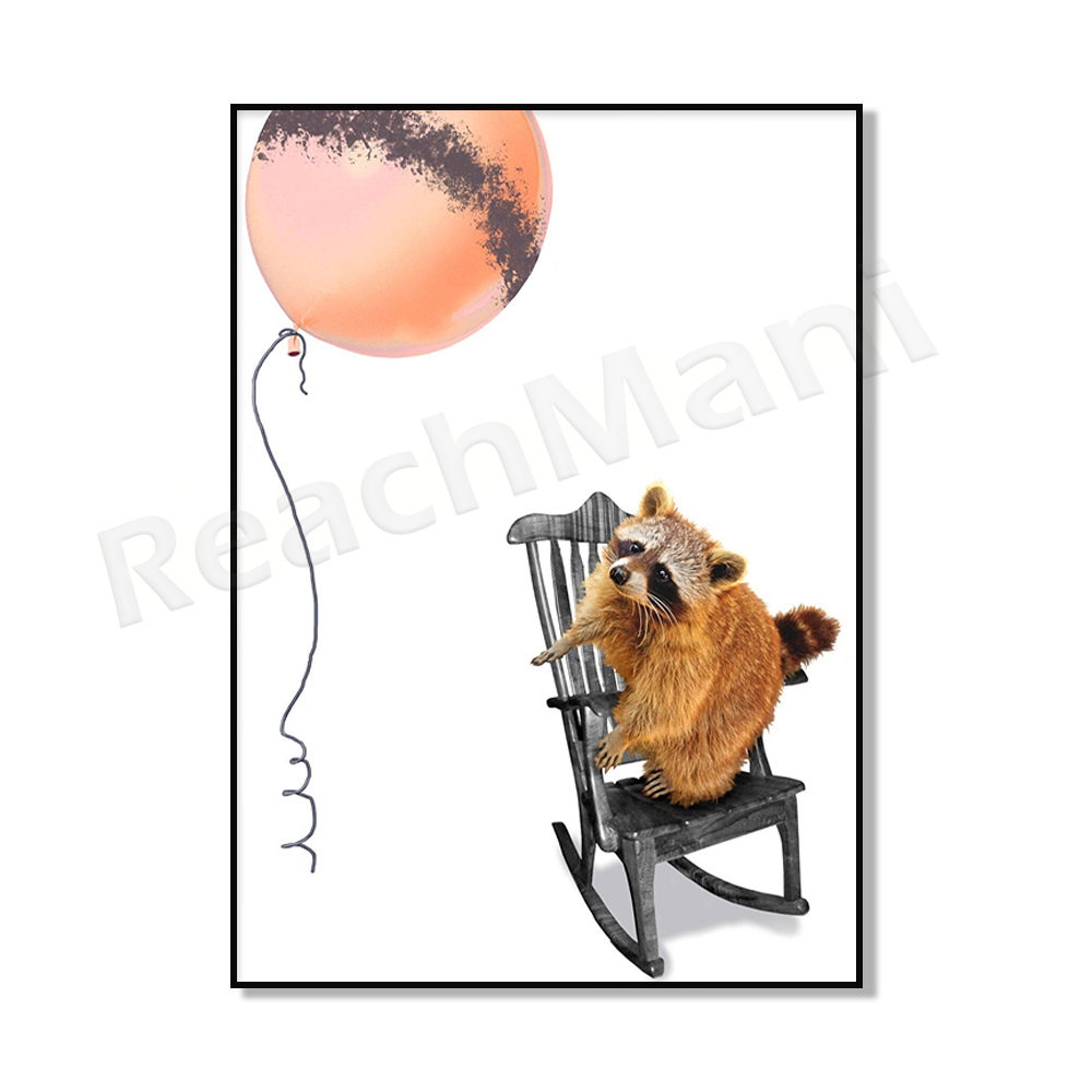 Obrazy ze zwierzętami z farmy  – Baby Nursery Zoo Animals recenzja i cena