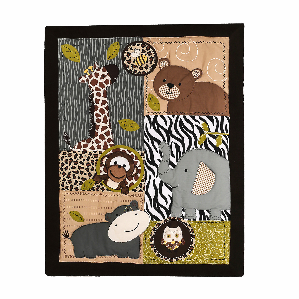 3-częściowy haftowany zestaw p – Baby Nursery Quilts recenzja i cena
