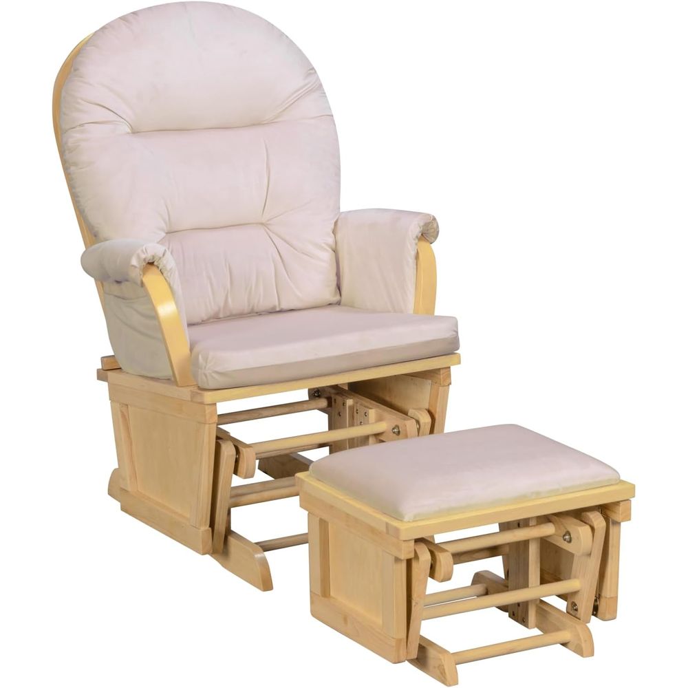 Fotel bujany Madison z podnóżk – Rocking Chair Nursery recenzja i cena