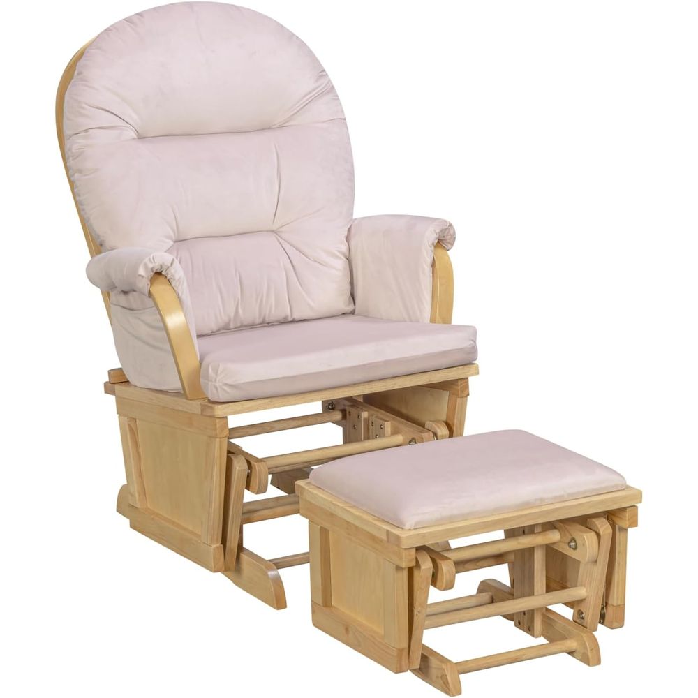 Fotel bujany Madison z podnóżk – Rocking Chair Nursery recenzja i cena